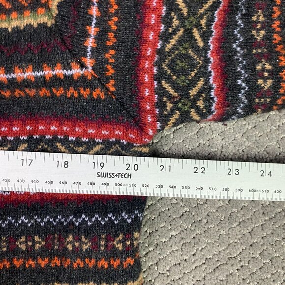 LL Bean Fair Isle Lambswool Cardigan Sweater Jacket Women's Small L.L. Bean WN58 - Picture 8 of 12